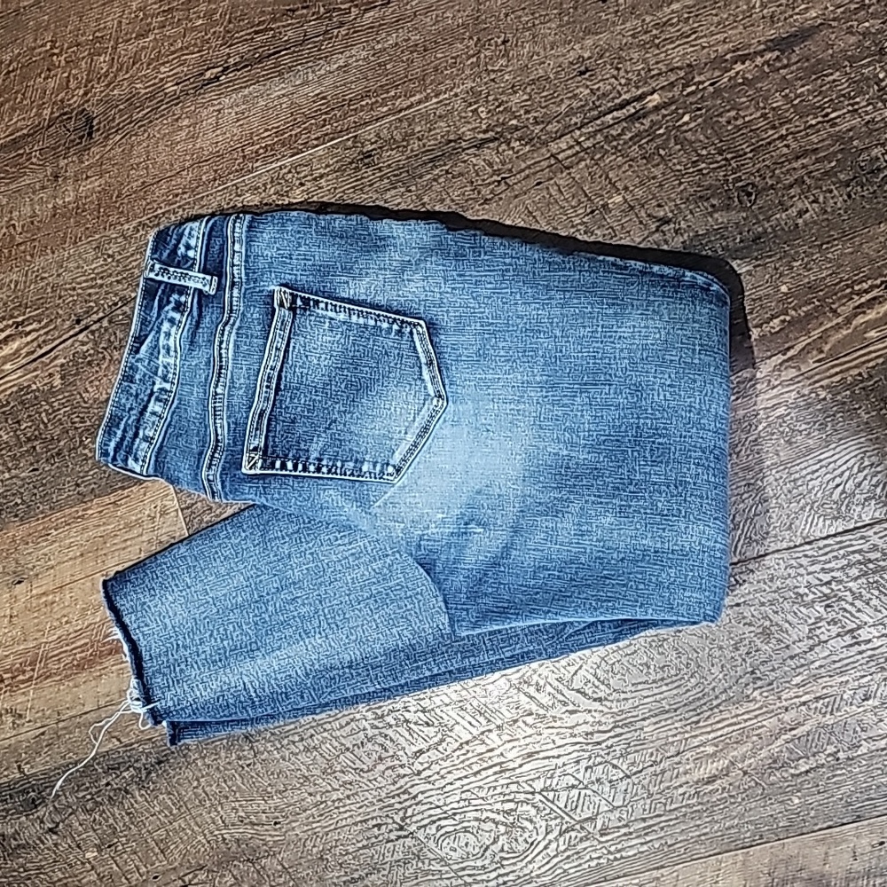 Maurices Distressed Plain Pocket Denim Blue Jeans Women's Size L